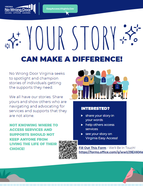 Share your story flyer