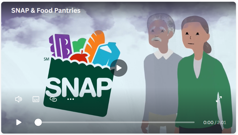 Thumbnail for SNAP and Food Pantries Video